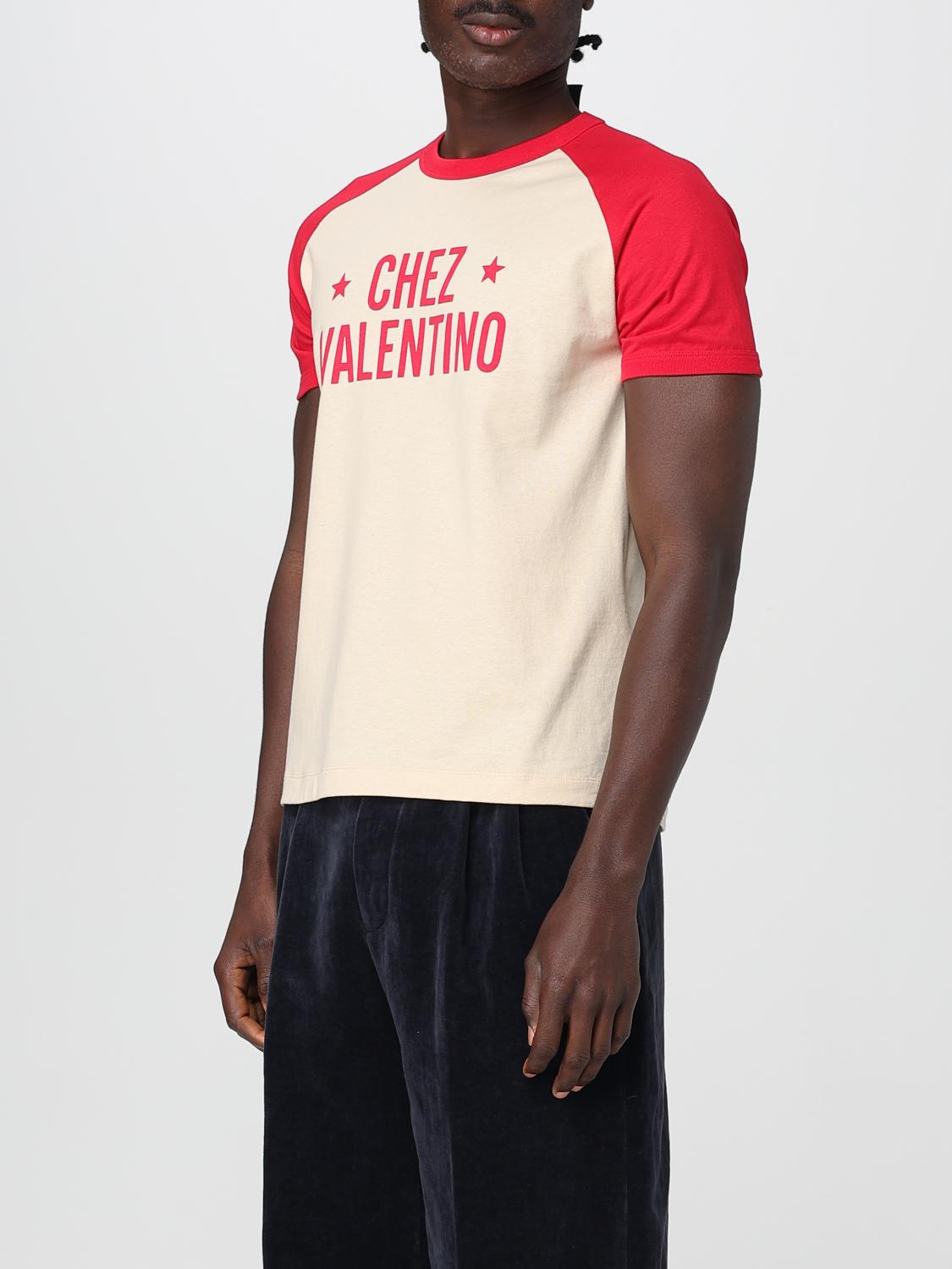Valentino T Shirt Men Butter