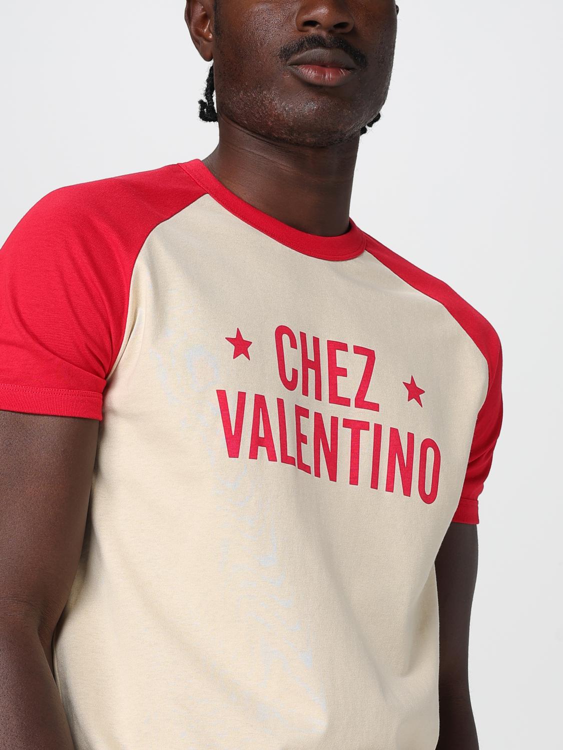Valentino T Shirt Men Butter
