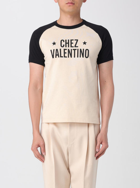 Valentino T Shirt Men Butter