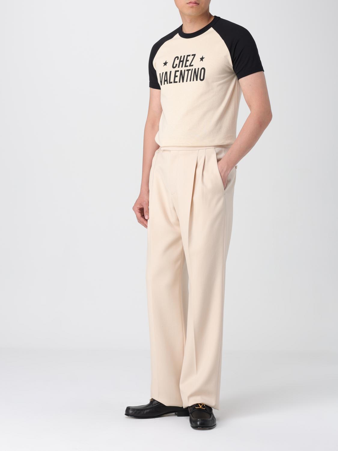 Valentino T Shirt Men Butter