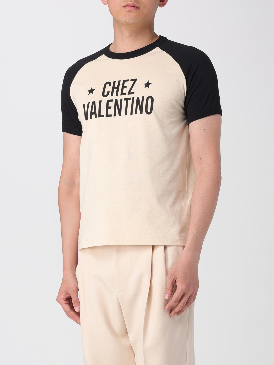 Valentino T Shirt Men Butter