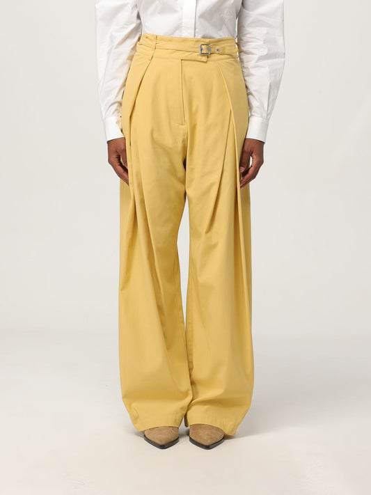 Pinko Pants Woman Yellow