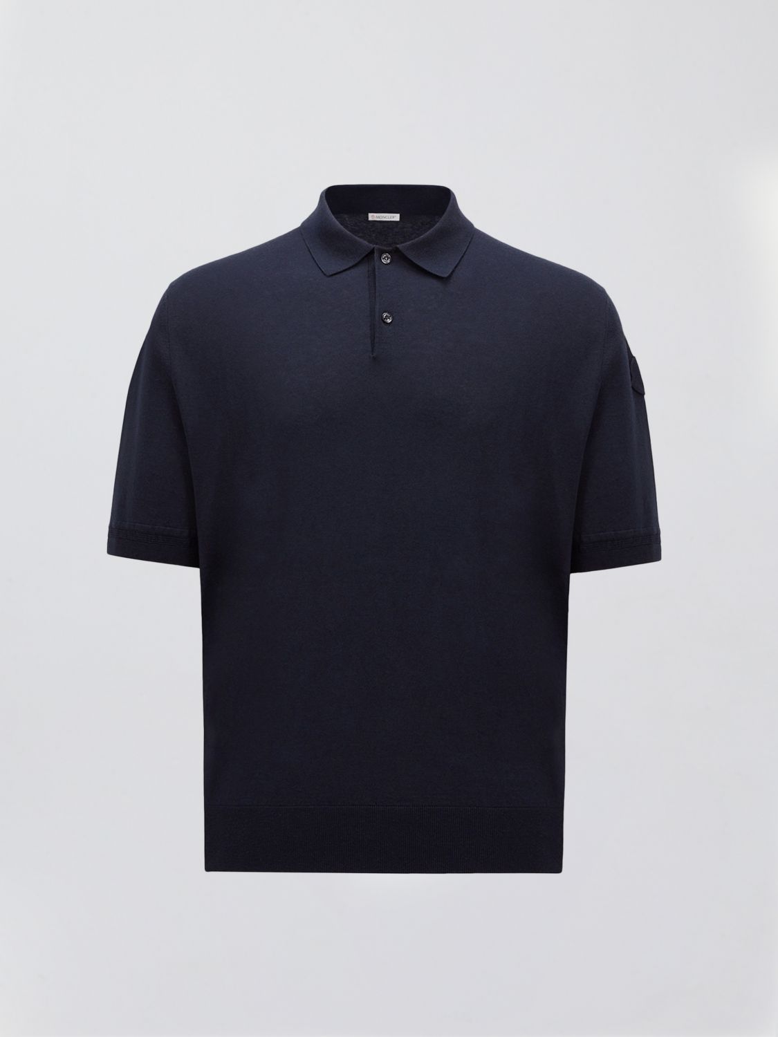 Moncler Polo Shirt Men Blue
