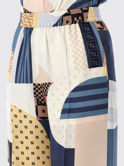 Fendi Pants Woman Blue