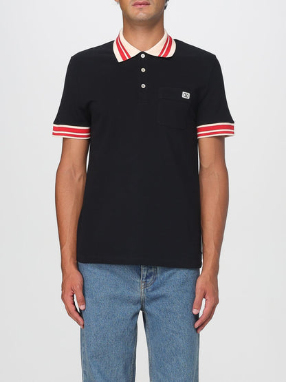 Valentino Polo Shirt Men Black