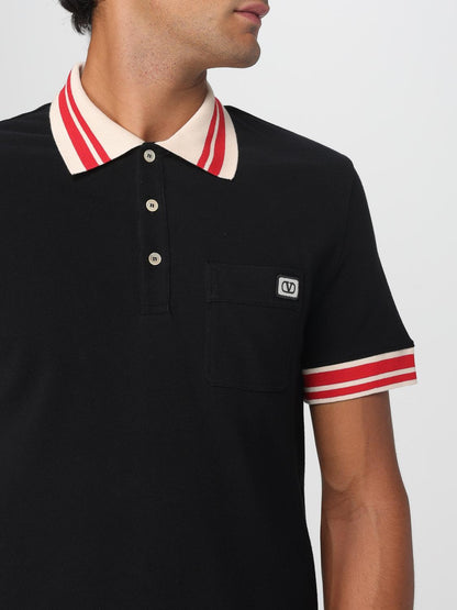 Valentino Polo Shirt Men Black