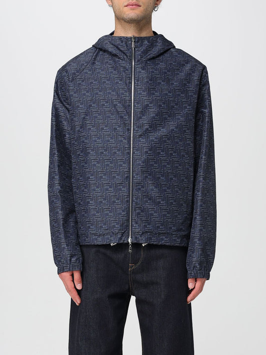 Fendi Jacket Men Blue