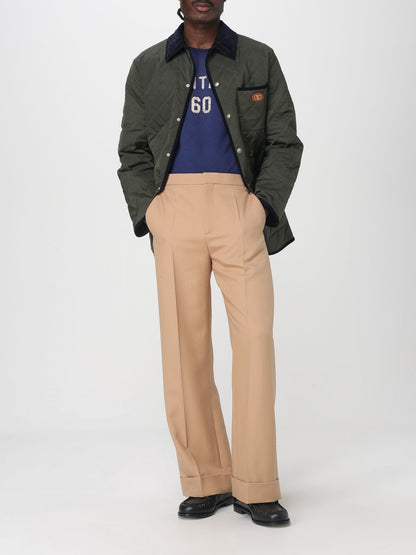 Valentino Coat Men Olive