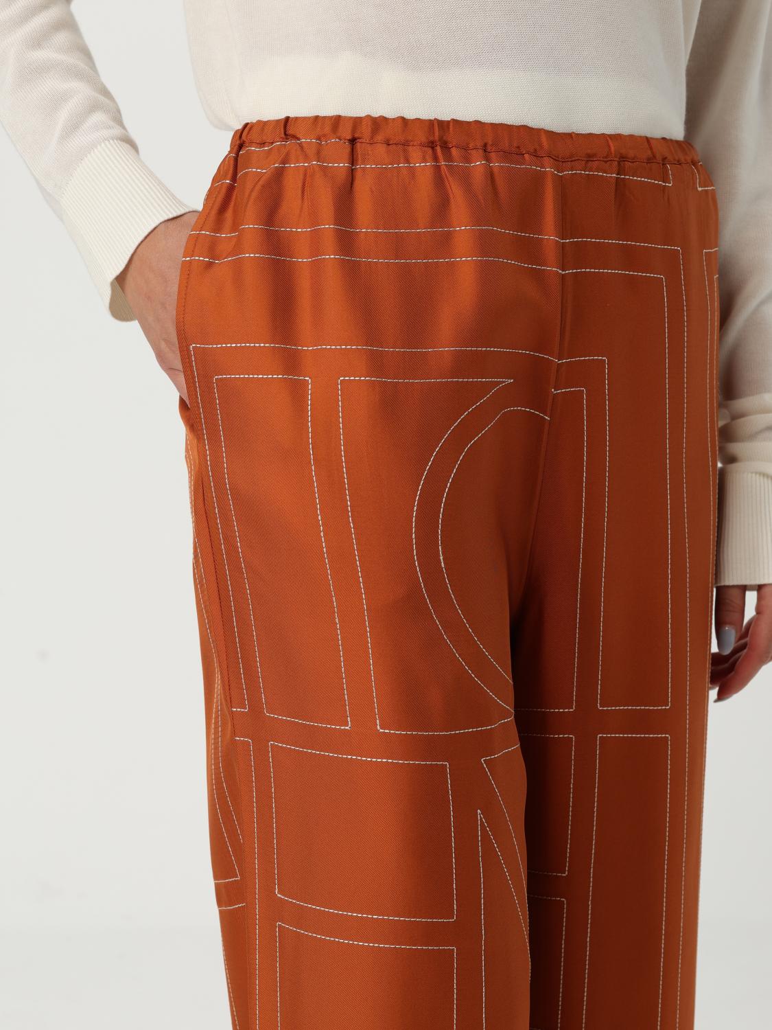 Toteme Pants Woman Brown