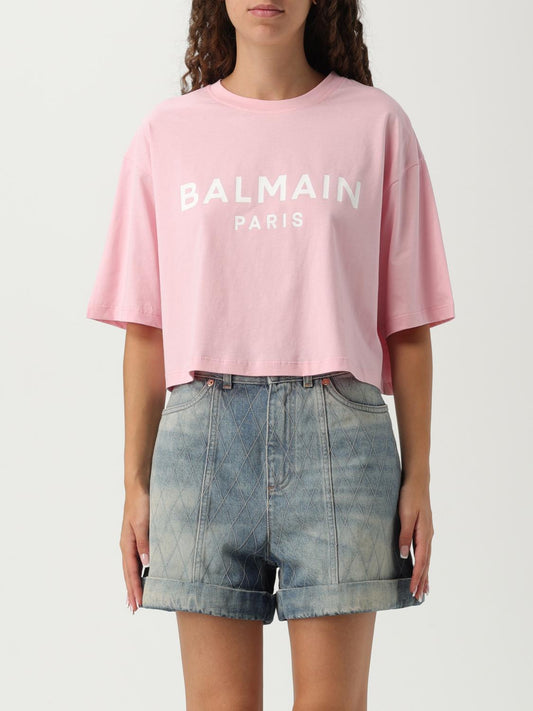 Balmain T Shirt Woman Pink