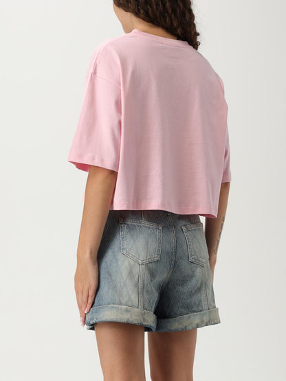 Balmain T Shirt Woman Pink