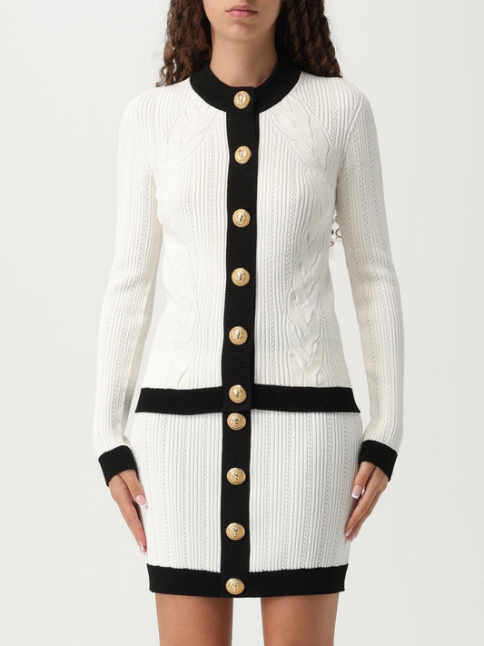 Balmain Cardigan Woman White