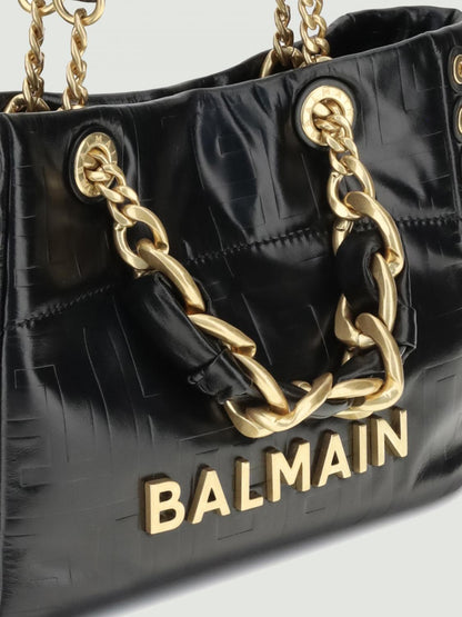 Balmain Shoulder Bag Woman Black