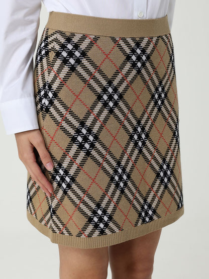 Burberry Skirt Woman Sand