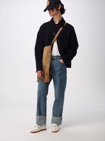 Valentino Coat Men Blue