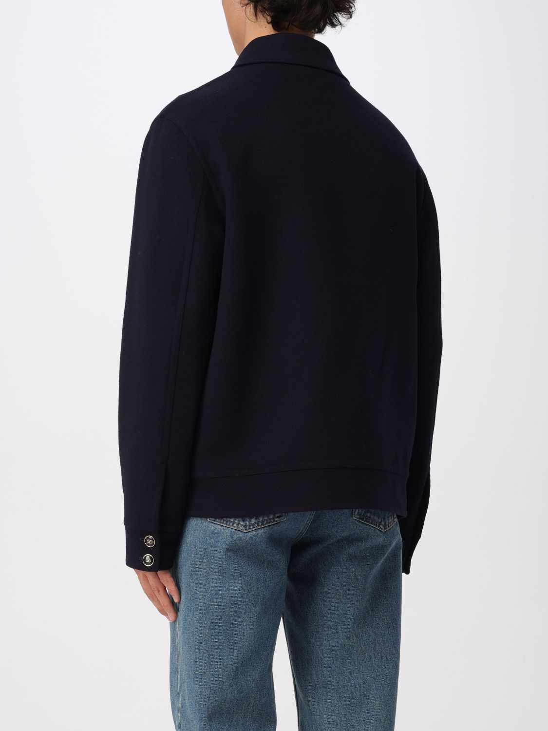 Valentino Coat Men Blue