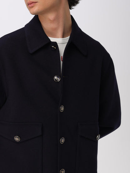 Valentino Coat Men Blue