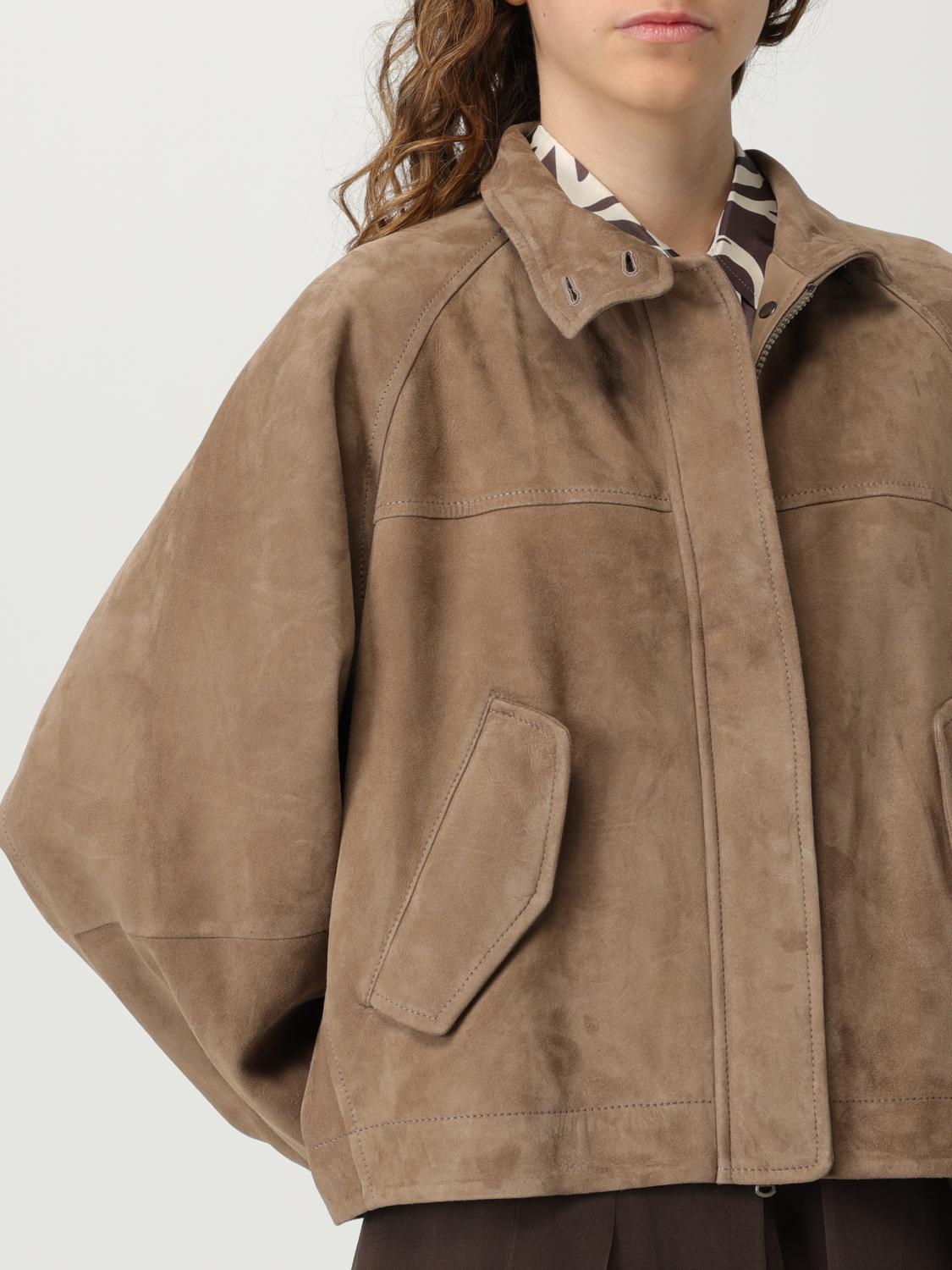 ジャケット BRUNELLO CUCINELLI Woman Jacket Brown MPCAI7691 C4191 H15589.032_5.jpg?v=1750915981&