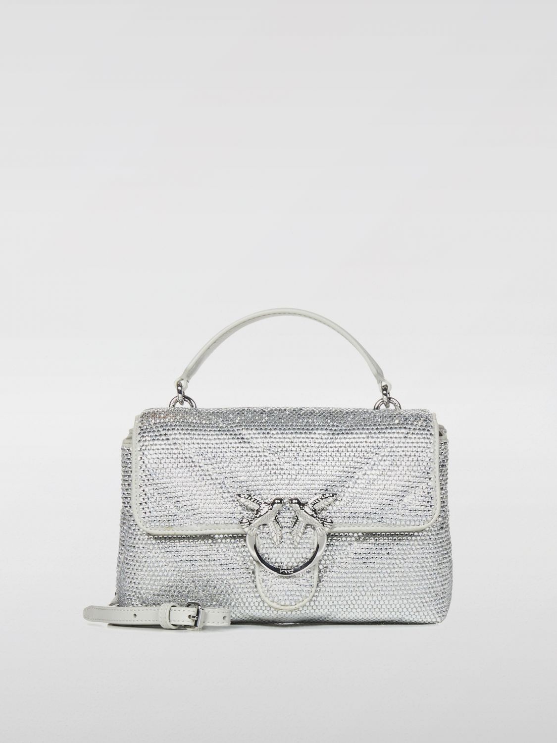 Pinko Handbag Woman Silver