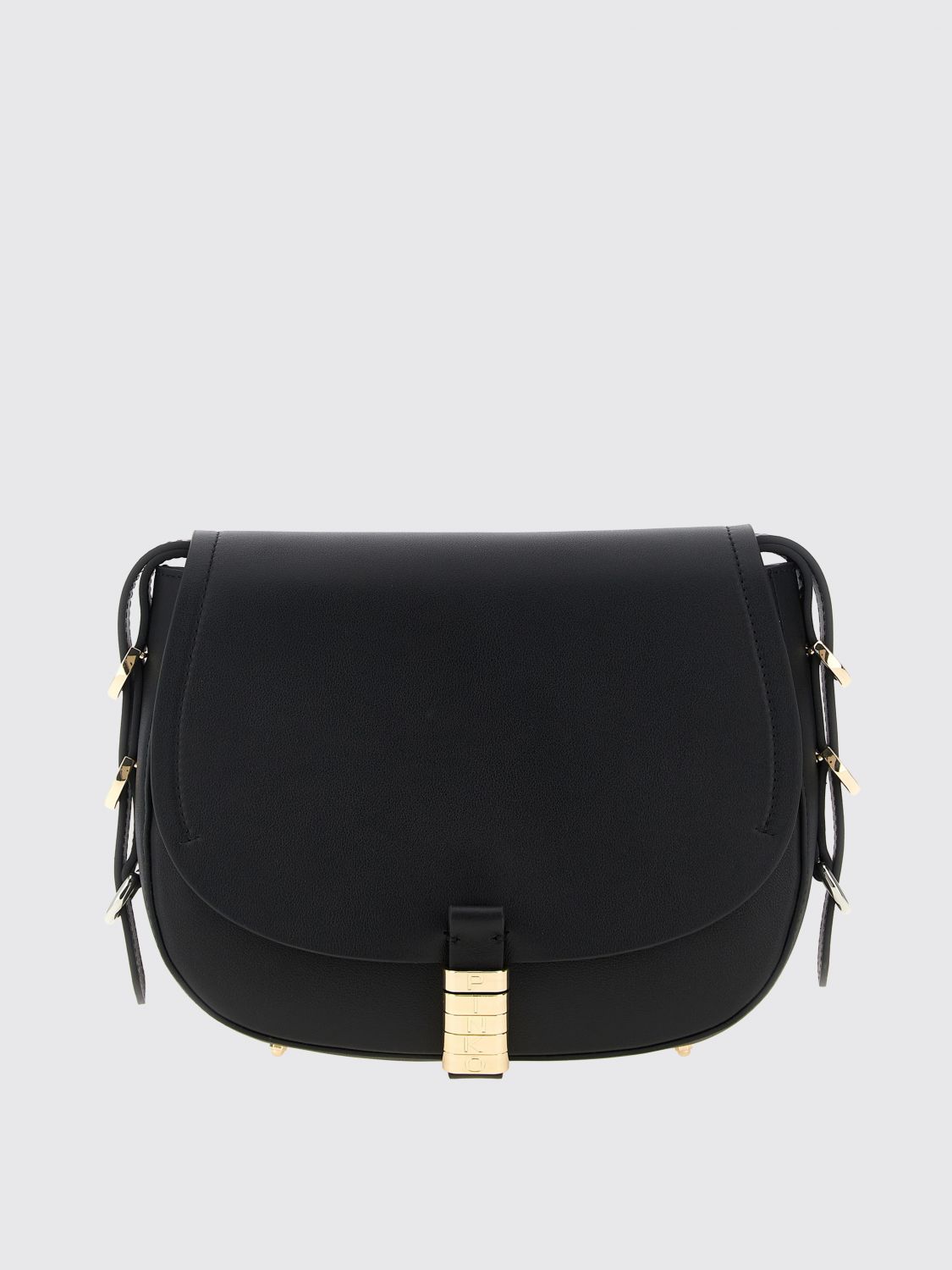 Pinko Crossbody Bags Woman Black