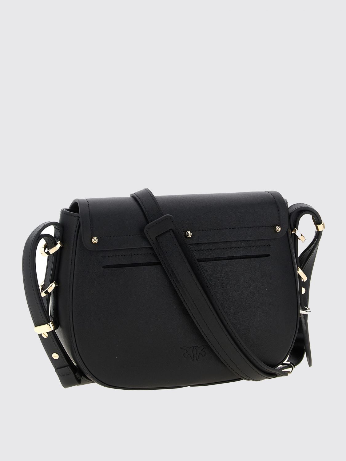 Pinko Crossbody Bags Woman Black