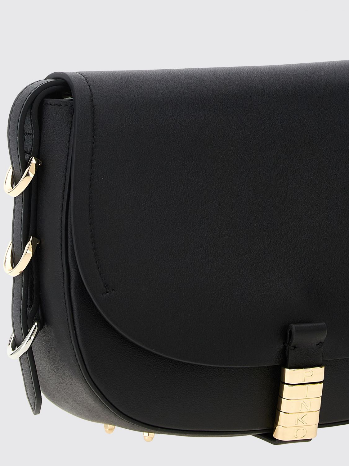 Pinko Crossbody Bags Woman Black