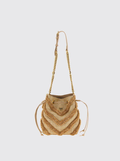 Pinko Shoulder Bag Woman Beige