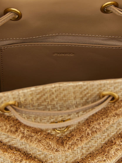 Pinko Shoulder Bag Woman Beige