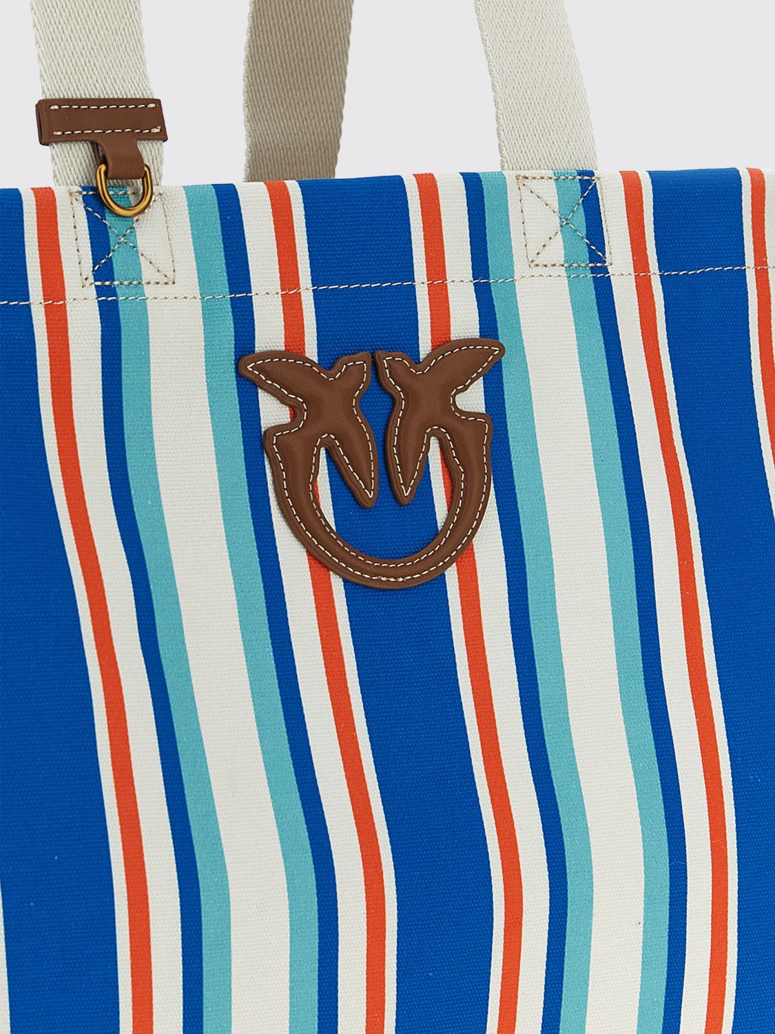 Pinko Tote Bags Woman Blue