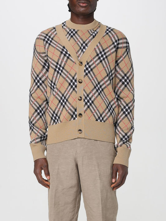 Burberry Cardigan Men Sand