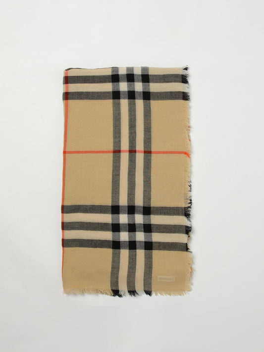 Burberry Scarf Woman Beige