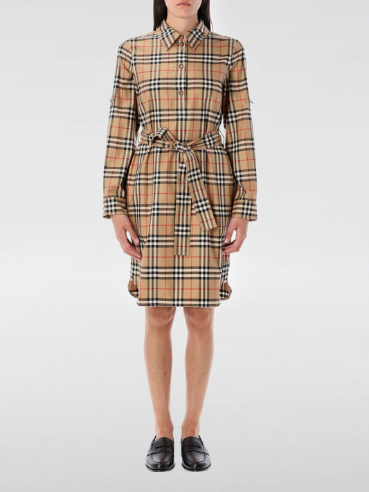 Burberry Dress Woman Beige