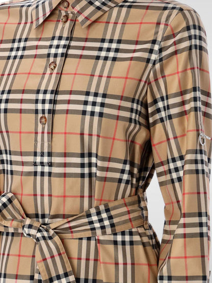 Burberry Dress Woman Beige
