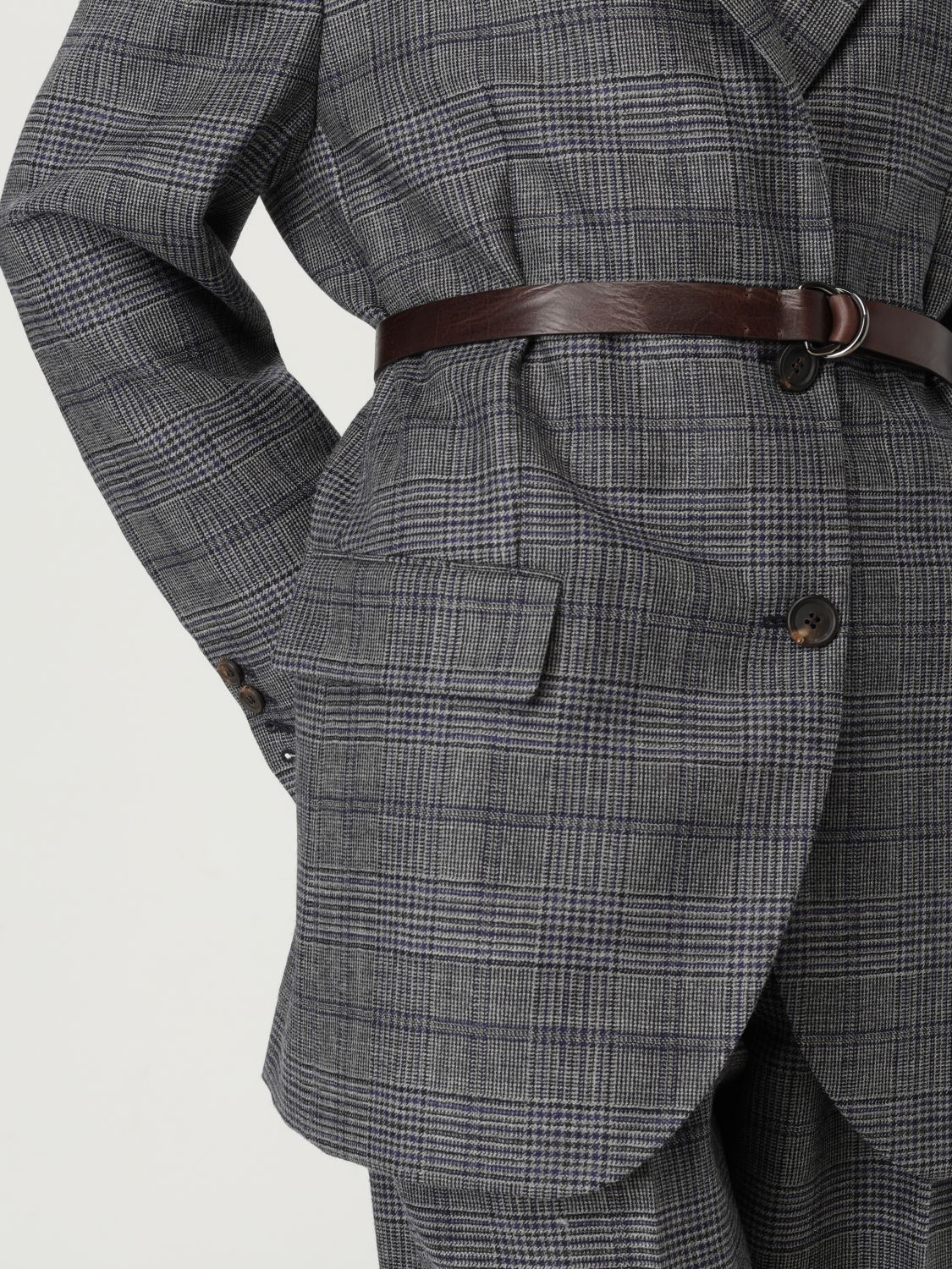 Brunello Cucinelli Jacket Woman Blue – Modishus