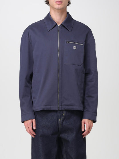 Fendi Jacket Men Blue