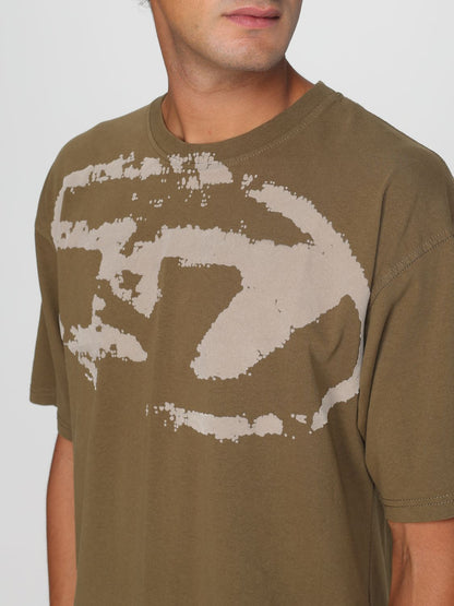 Diesel T Shirt Men Kaki