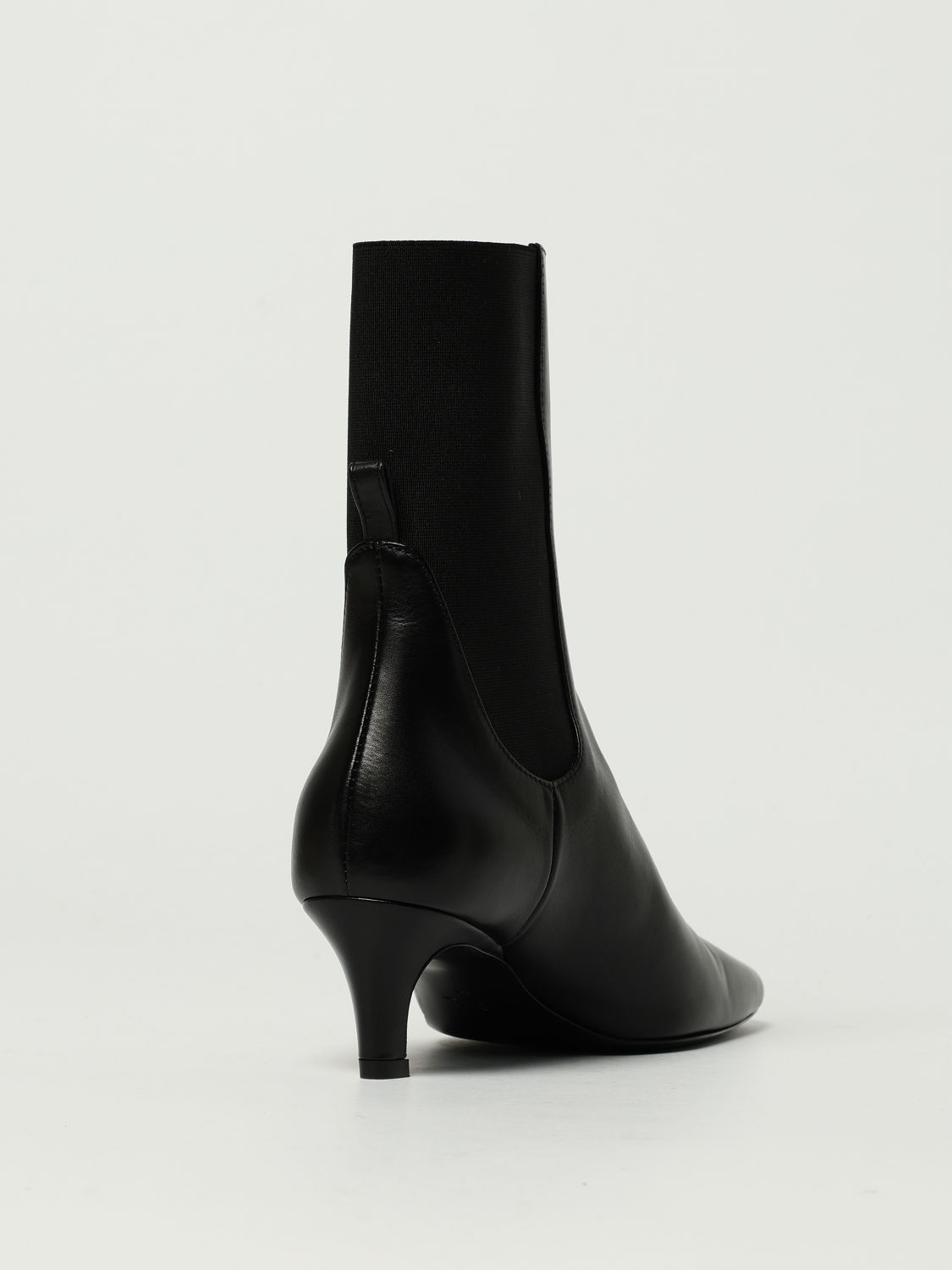 Toteme Flat Ankle Boots Woman Black