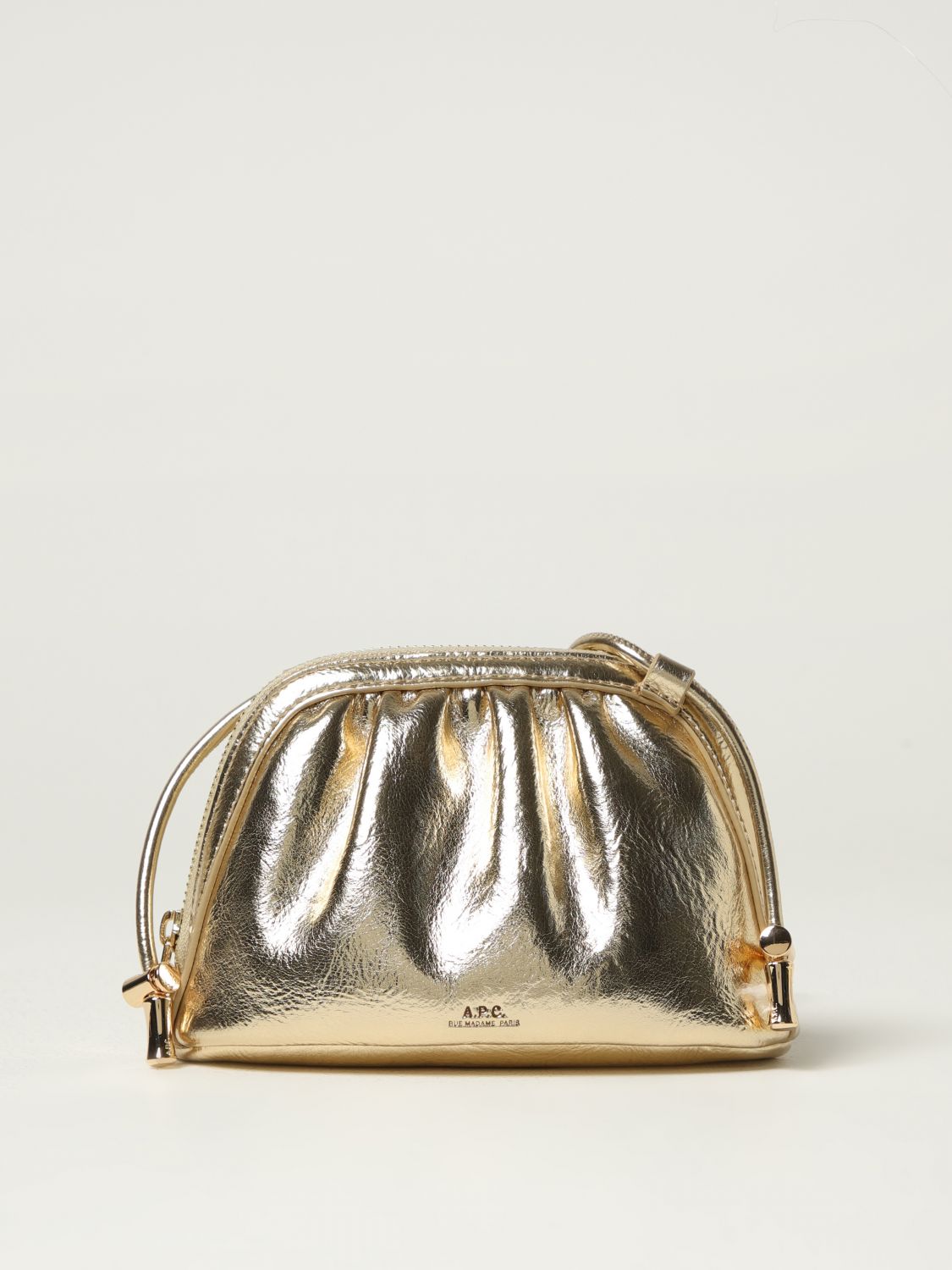 A.P.C. Crossbody Bags Woman Gold