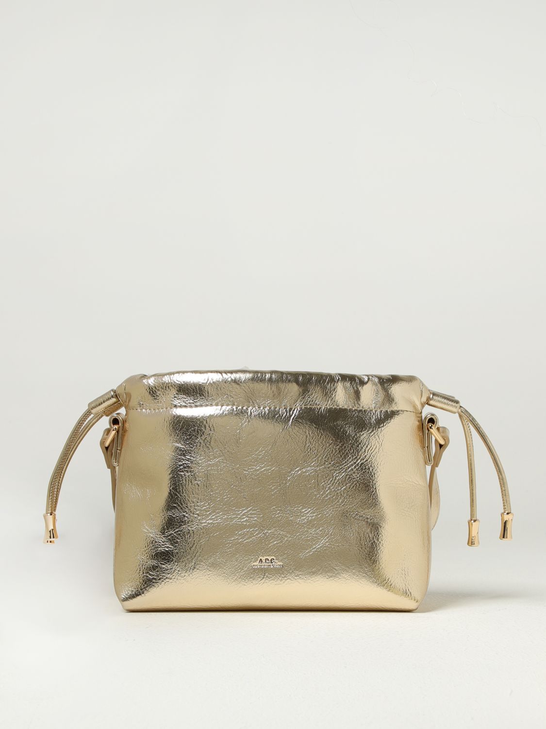 A.P.C. Crossbody Bags Woman Gold