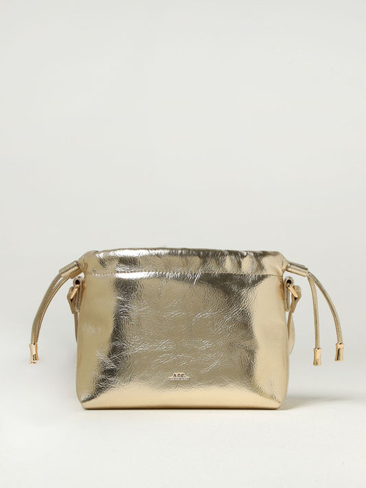 A.P.C. Crossbody Bags Woman Gold