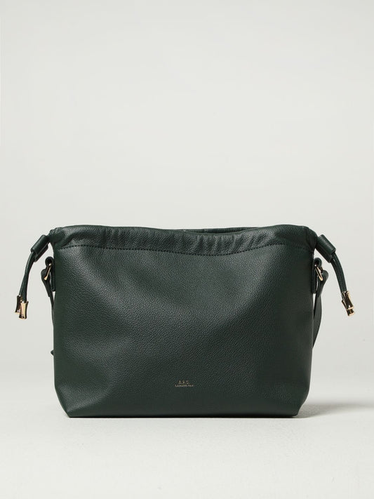 A.P.C. Crossbody Bags Woman Green