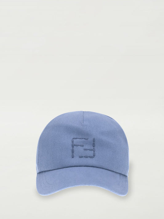Fendi Hat Men Gnawed Blue