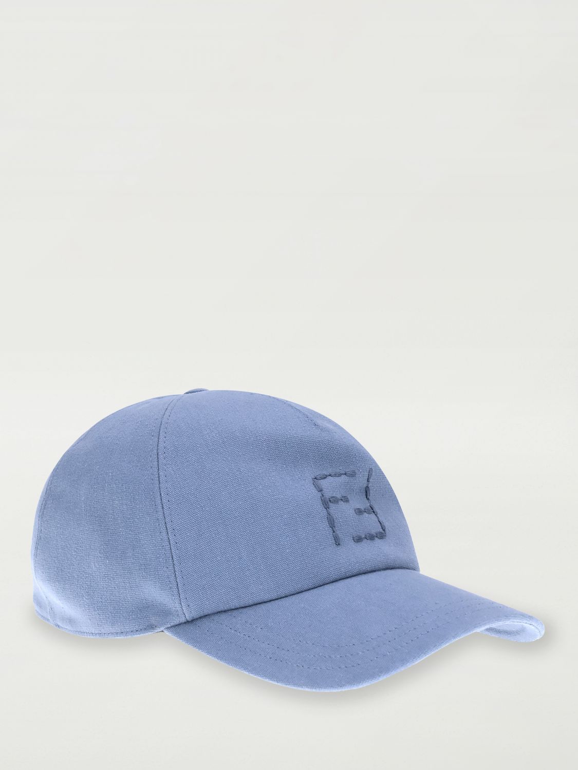 Fendi Hat Men Gnawed Blue