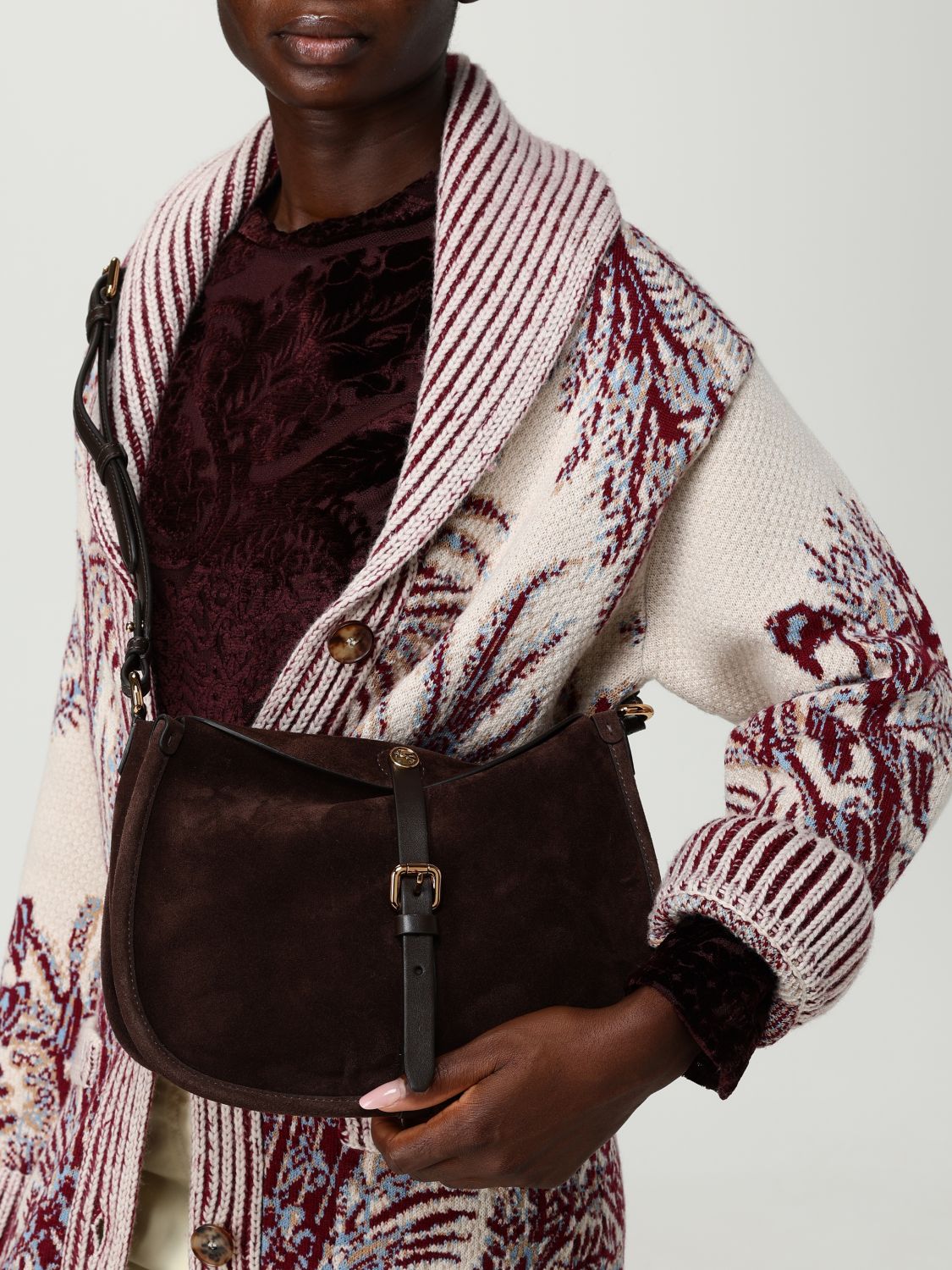 Etro Shoulder Bag Woman Brown