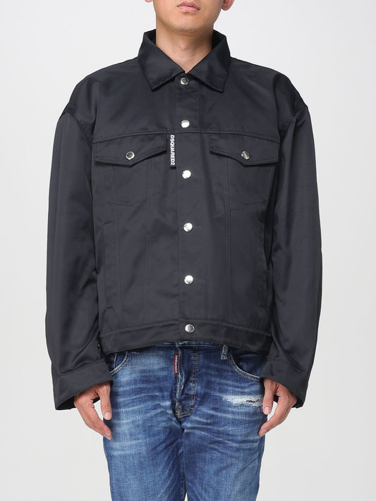 Dsquared2 Coat Men Black