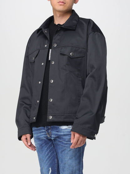 Dsquared2 Coat Men Black