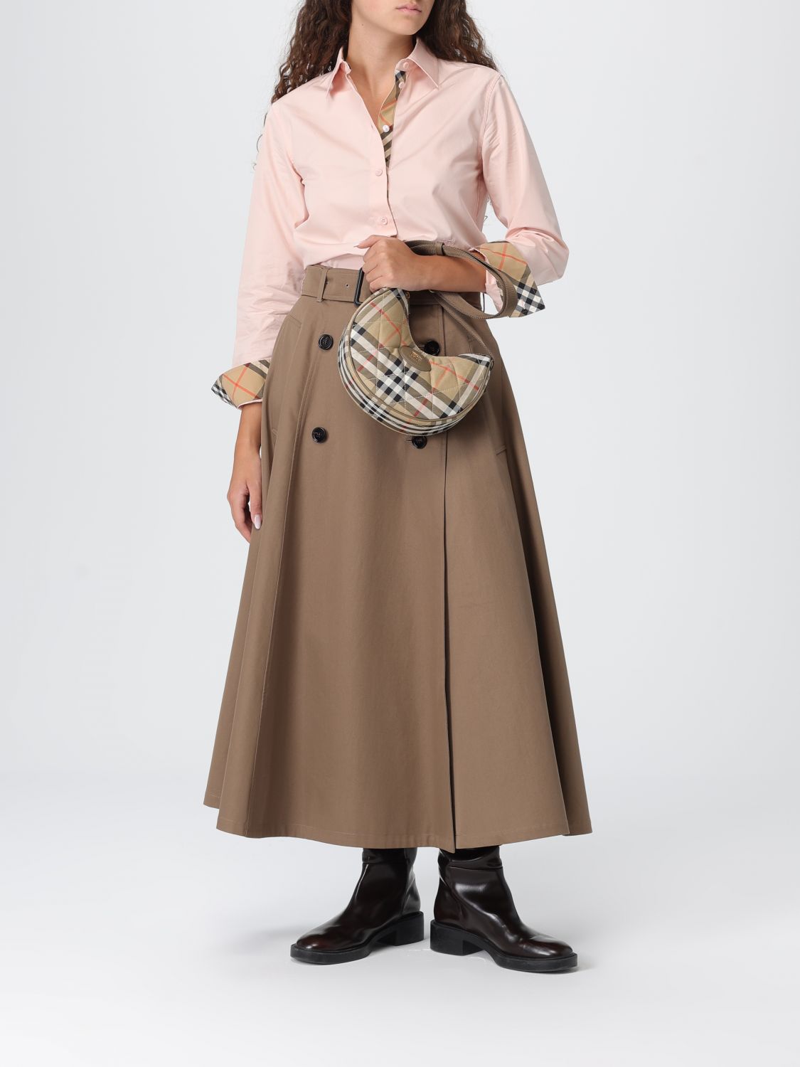 Burberry Shoulder Bag Woman Earth