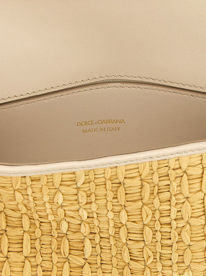 Dolce & Gabbana Crossbody Bags Woman Beige