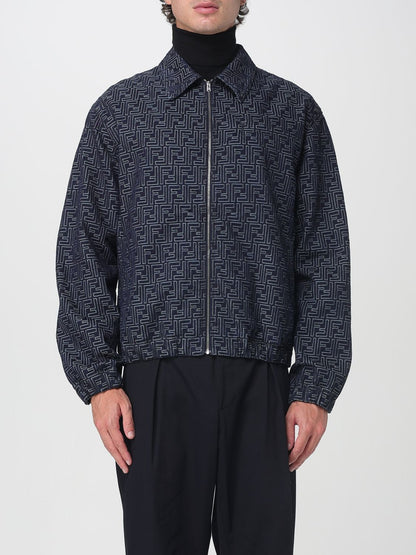 Fendi Jacket Men Blue