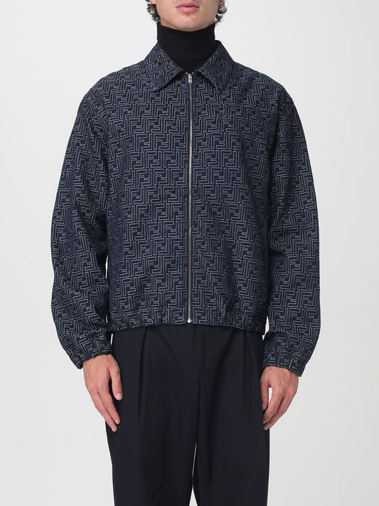 Fendi Jacket Men Blue